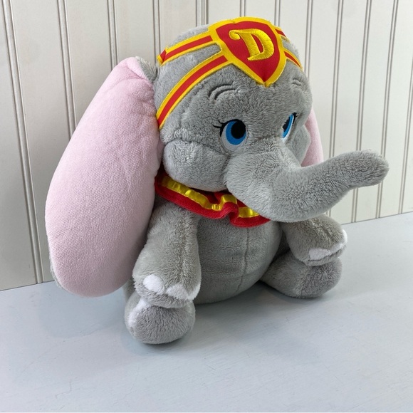 Disney Official Disney Parks Gray and Pink Elephant Stuffed Animal 11” - Picture 3 of 12